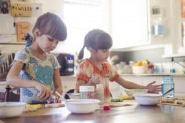 Organiser sa cuisine pour laisser de la place aux enfants